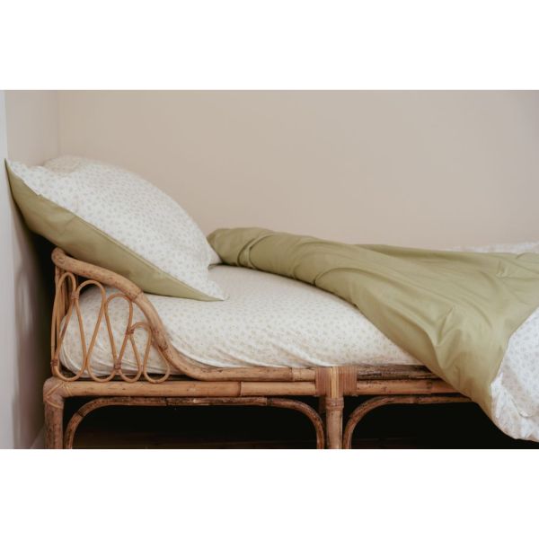 Pack housse de couette lit enfant + taie - Blueberry Leaves - 120 x 150 cm