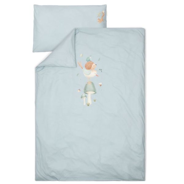 Pack housse de couette lit enfant + taie - Denim Blue - 120 x 150 cm