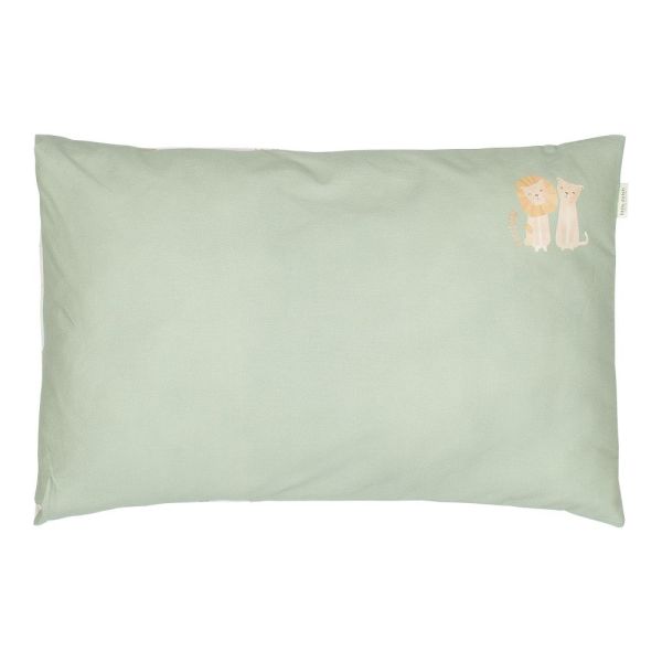Pack housse de couette lit réversible enfant + taie - Safari Leo - 120 x 150 cm
