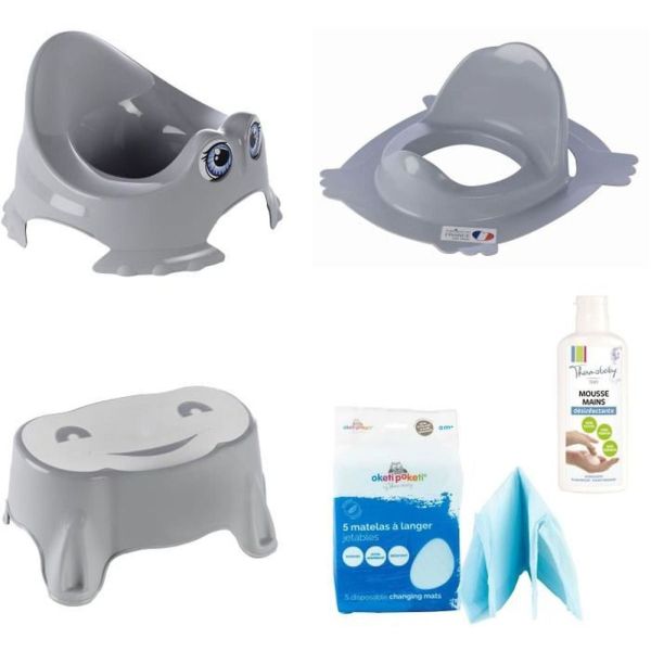 Pack hygiène Pot + réducteur + accessoires