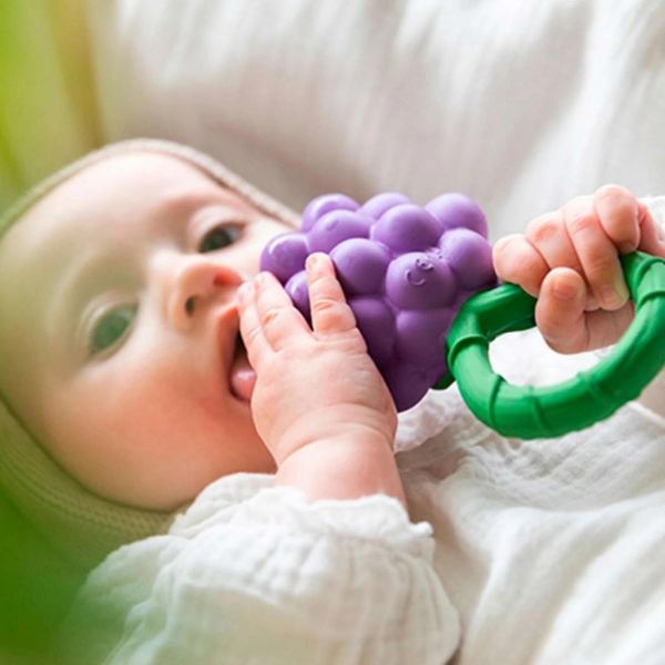 Coffret de Naissance – Hochet Bébé en Forme de Raisin