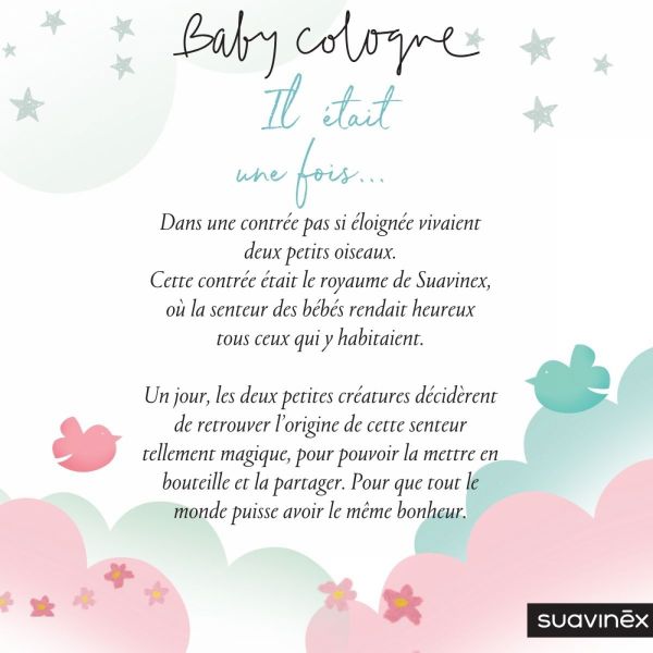 Coffret Baby cologne 100ml + 50 ml et peluche