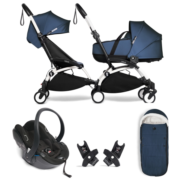 Pack poussette double Trio YOYO² Connect pack 6+ + Yoyo car seat by