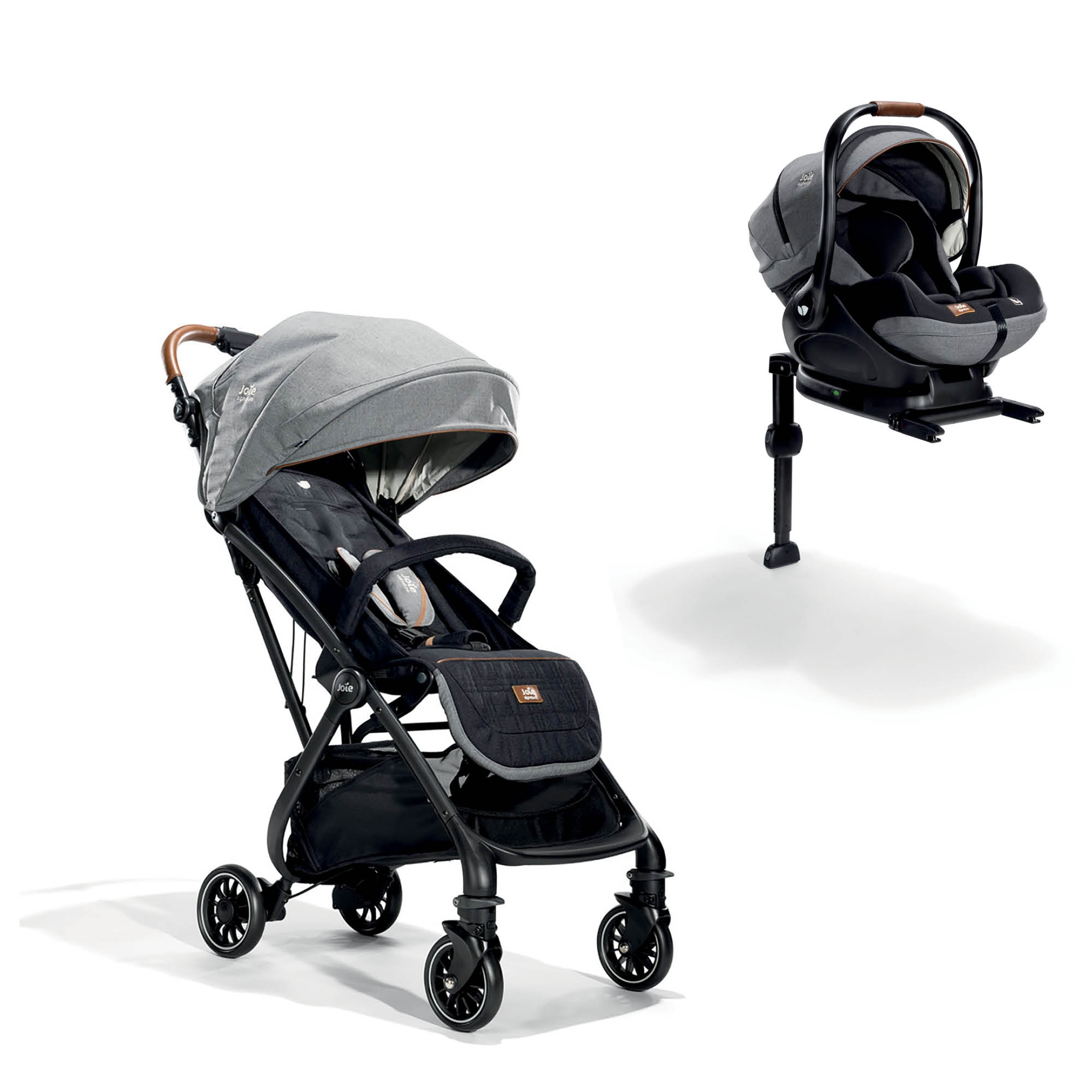 Joie Pack Duo Poussette Tourist Signature Carbon Siege Auto I Level Signature Carbon Made In Bebe