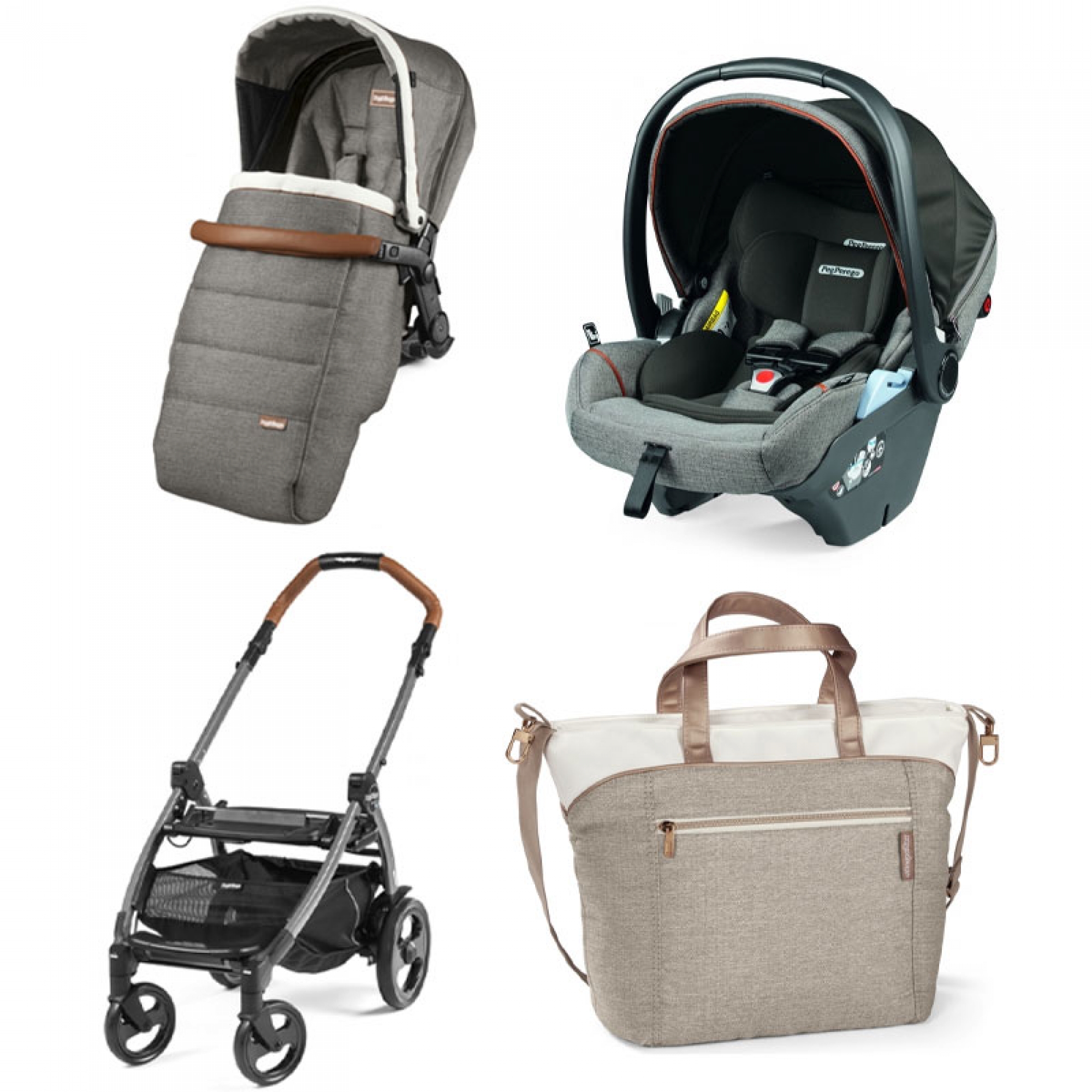 Peg Perego Pack poussette Duo Book 51 avec Primo Viaggio LOUNGE ISize