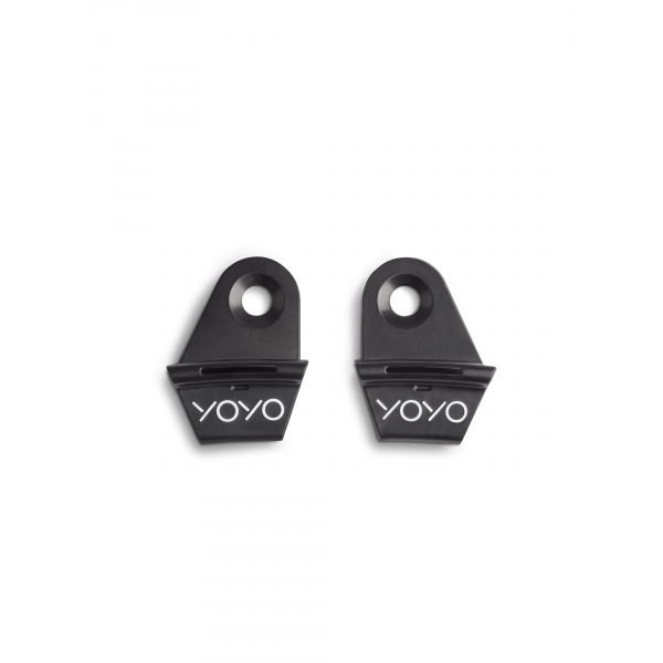 Poussette duo YOYO² pack 6+ et Nacelle - Cadre Blanc - Noir