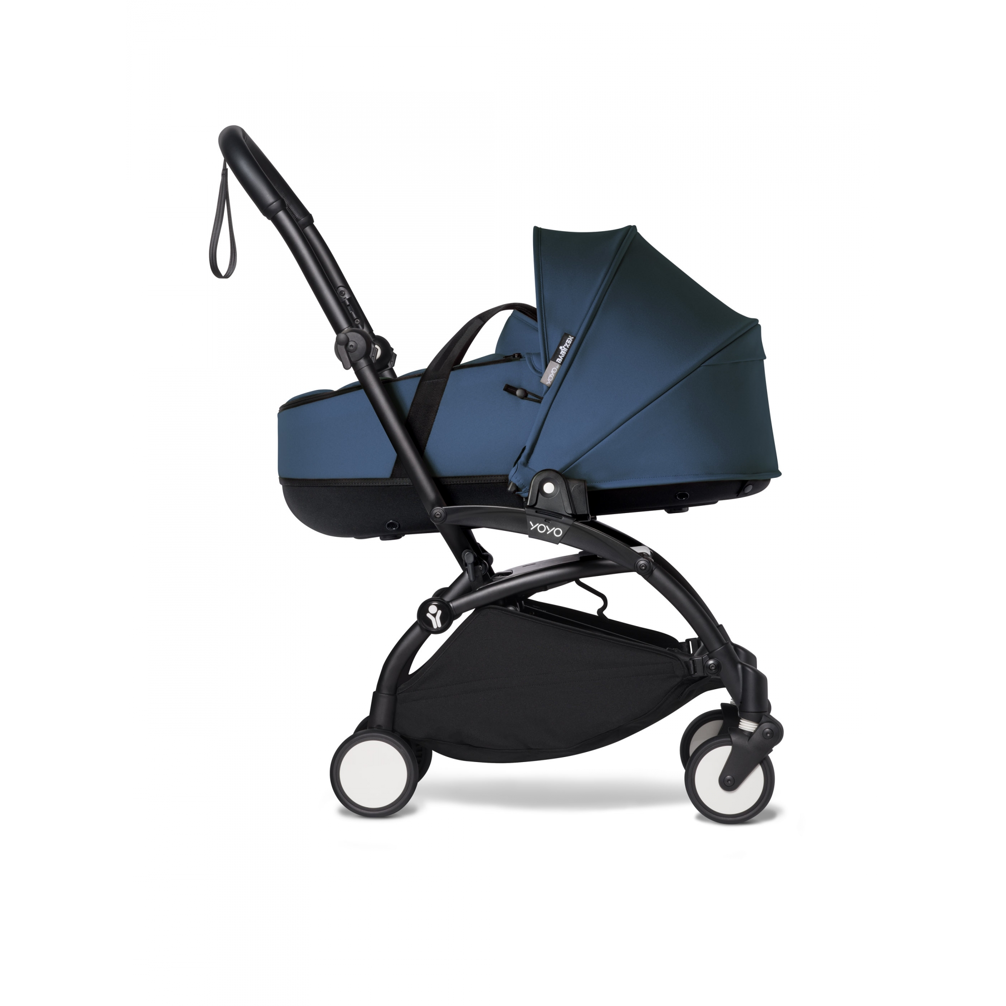 Poussette YOYO² Pack 0+ et 6+ - Cadre Noir - Bleu Air France - Made in Bébé