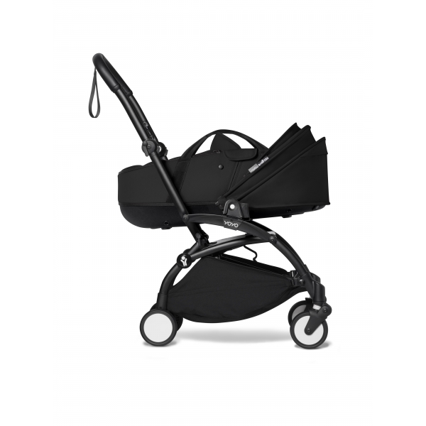 Poussette duo YOYO 2 pack 6+ et Nacelle - Cadre Noir - Noir