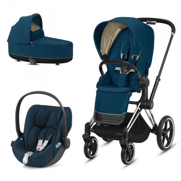 poussette trio bebe de luxe