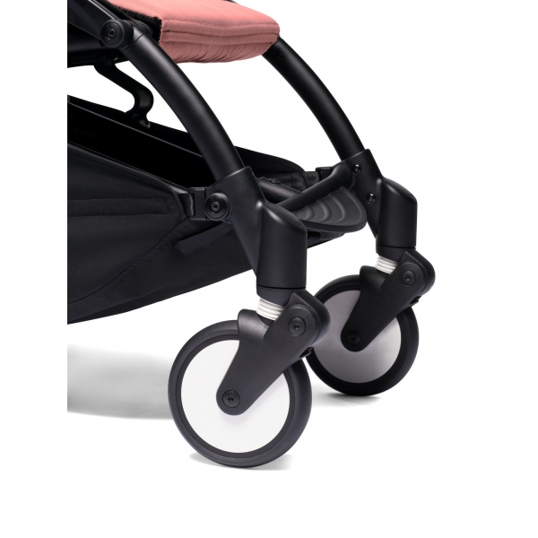 Pack poussette Trio YOYO² complet pack 0+ &  6+ + siège auto YOYO car seat by Besafe + Ombrelle - Châssis Blanc - Ginger