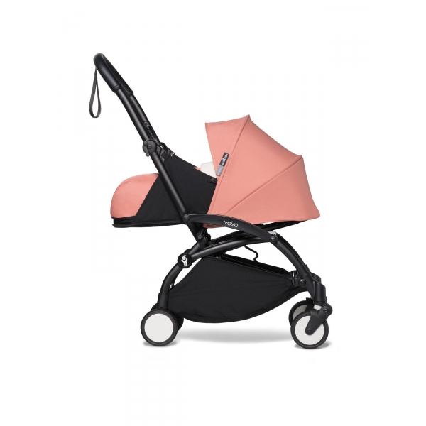 Pack poussette Trio YOYO² complet pack 0+ &  6+ + siège auto YOYO car seat by Besafe + Ombrelle - Châssis Noir - Ginger