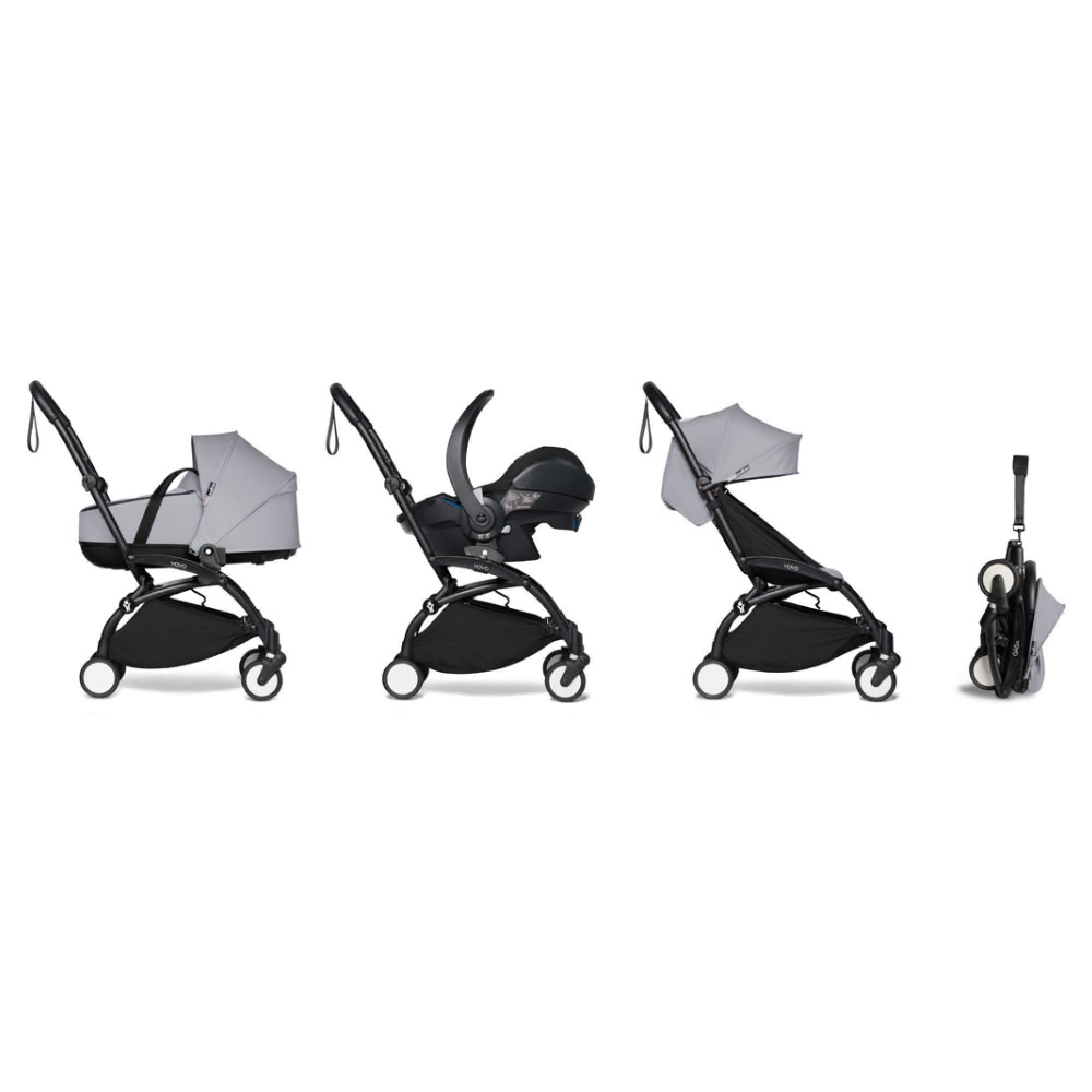 Poussette Trio YOYO pack 6 Yoyo car seat by Besafe Nacelle