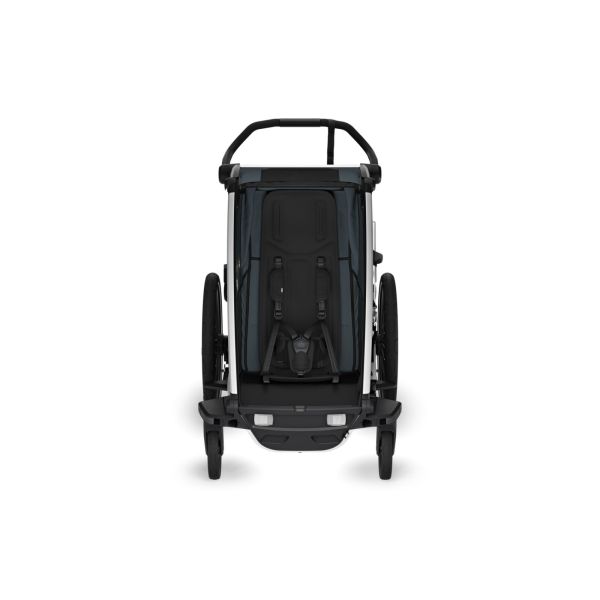 Pack remorque vélo Chariot Cross 1 Dark slate + Assise pour nouveau-né Infant Sling + Kit jogging