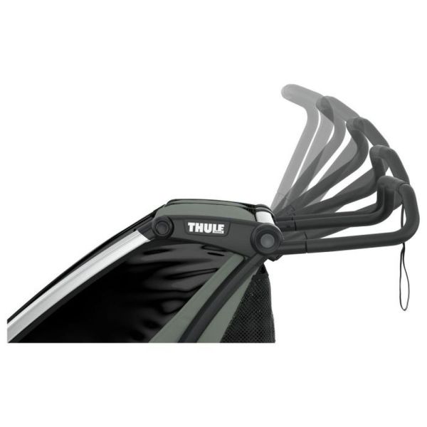 Pack remorque vélo Chariot Lite 1 Agave + Assise pour nouveau-né Infant Sling