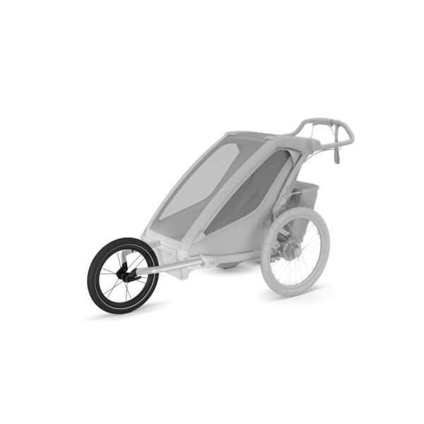 Pack remorque vélo Chariot Lite 1 place Vintage green + Assise pour nouveau-né Infant sling + Kit jogging