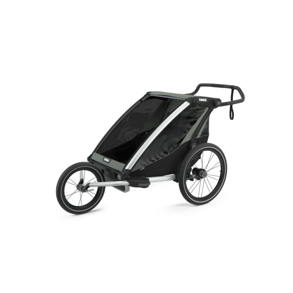 Pack remorque vélo Chariot Lite 2 Agave + Assise pour nouveau-né Infant Sling