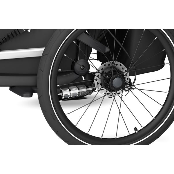 Pack remorque vélo Chariot Sport 1 Black + Assise pour nouveau-né Infant Sling
