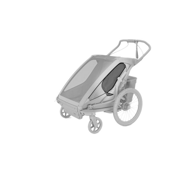 Pack remorque vélo Chariot Sport 1 Black + Assise pour nouveau-né Infant Sling
