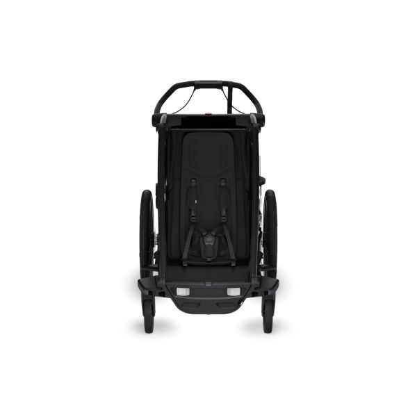 Pack remorque vélo Chariot Sport 1 place Black + Kit jogging