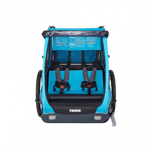 Pack remorque vélo Coaster XT Blue + Assise pour nouveau-né Infant Sling