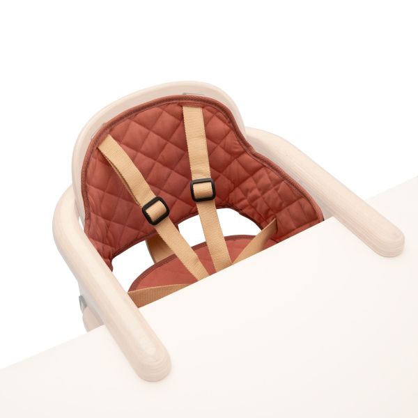 Pack siège de table Hiko + coussin Bois de rose
