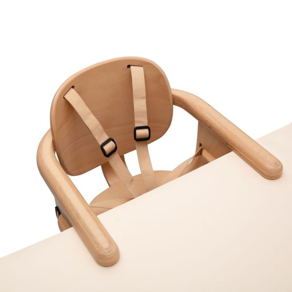 Pack siège de table Hiko + coussin Camel
