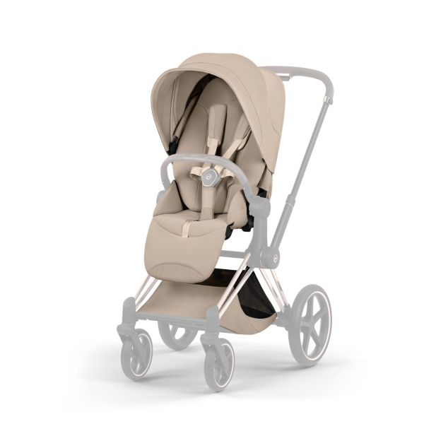 Habillage siège poussette Priam 5 / e-Priam 3 Cozy Beige