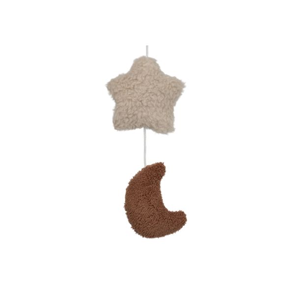 Pack support mobile bébé + mobile Woolly