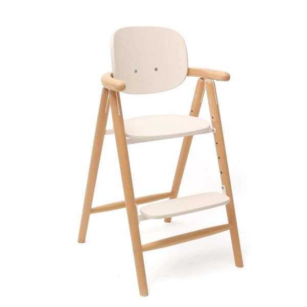 Pack chaise haute Tobo White + transat nouveau né Milk