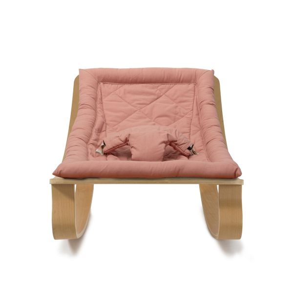 Pack Transat Levo hêtre Bois de rose et son arche d'éveil