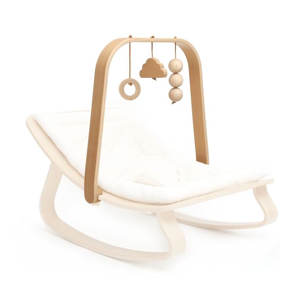 Pack Transat Levo hêtre Camel et son arche d'éveil