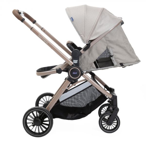 Poussette trio Best Friend + Siège auto Kory i-Size+ Nacelle Pro Light Desert Taupe