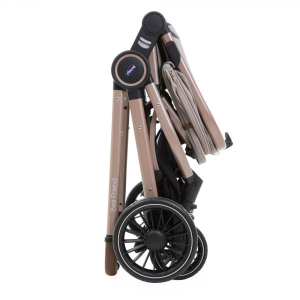 Poussette trio Best Friend + Siège auto Kory i-Size+ Nacelle Pro Light Desert Taupe