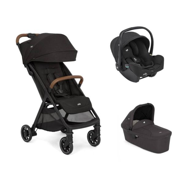 Poussette trio Pact pro Shale + siège auto i-Snug 2 Raven + nacelle Ramble Shale