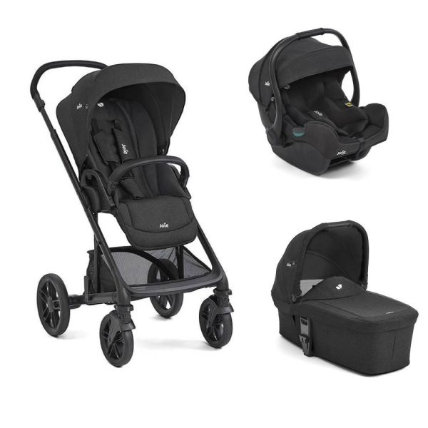 Poussette trio Chrome 2 + siège auto i-Gemm 3 + nacelle Chrome 2 Raven