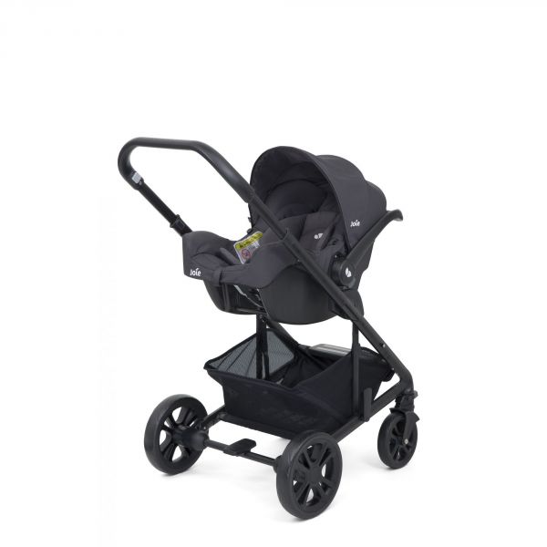 Poussette trio Chrome Ember + nacelle Chrome + coque i-Snug 2 + habillage pluie