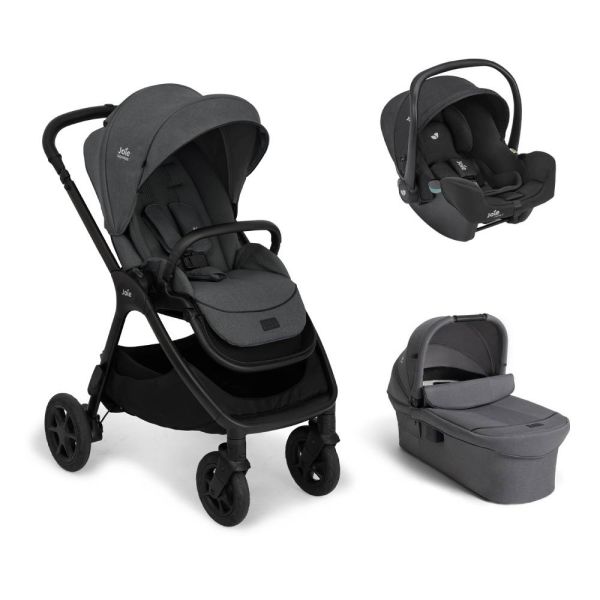 Poussette trio Finiti Signature + siège auto i-Snug 2 Raven + nacelle Ramble signature XL Ebony