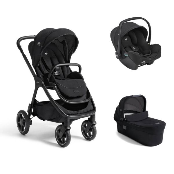 Poussette trio Finiti Signature + siège auto i-Snug 2 Raven + nacelle Ramble signature XL Eclipse
