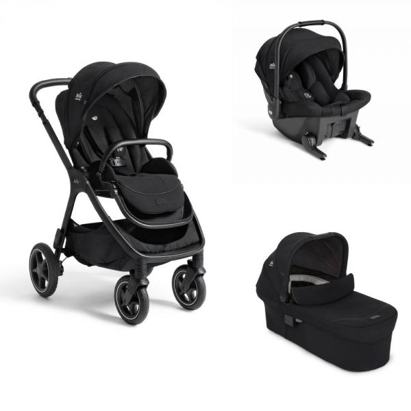 Poussette trio Finiti Signature Eclipse + siège auto Sprint Eclipse + nacelle Ramble XL Eclipse