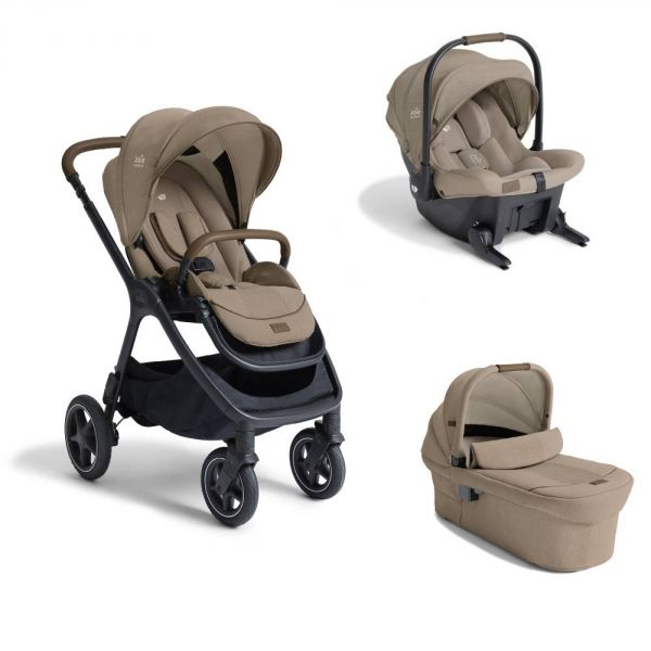 Poussette trio Finiti Signature Sandstone + siège auto Sprint Sandstone + nacelle Ramble XL Sandstone