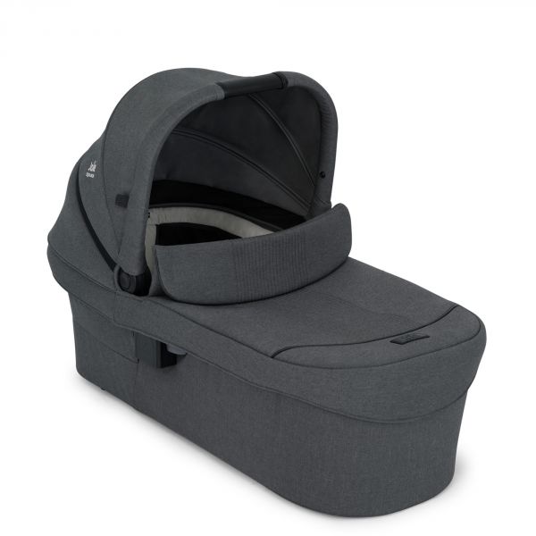 Poussette trio Parcel LX Signature Ebony + siège auto i-Snug 2 Shale + nacelle Ramble XL Ebony