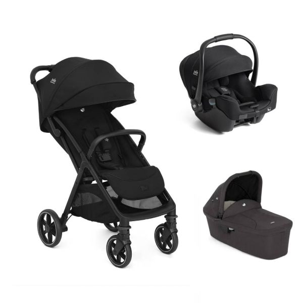 Poussette trio Parcel LX Signature Eclipse + siège auto i-Starter Eclipse + nacelle Ramble Shale