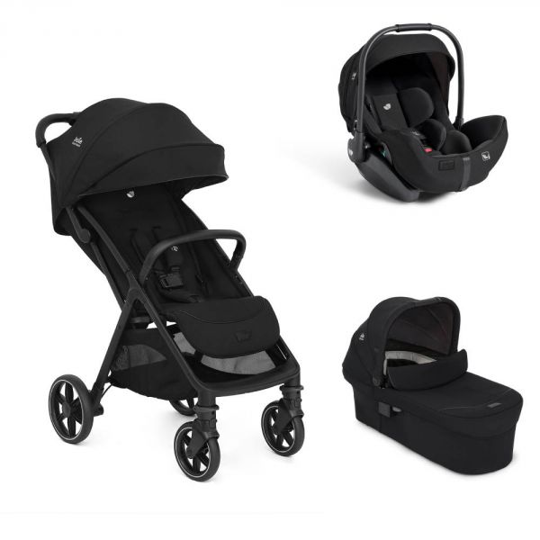 Poussette trio Parcel LX Signature Eclipse + siège auto i-Level Pro Signature Eclipse + nacelle Ramble XL Eclipse