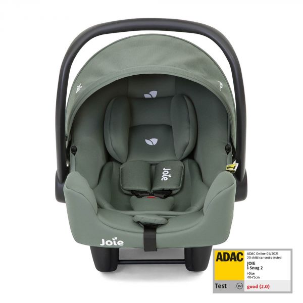 Poussette trio Parcel LX Signature Evergreen + siège auto i-Snug 2 Laurel + nacelle Ramble XL Evergreen