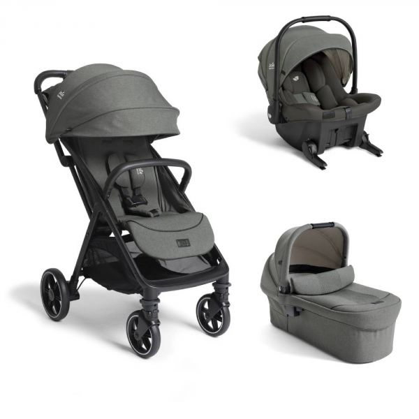 Poussette trio Parcel LX Signature Evergreen + siège auto Sprint Evergreen + nacelle Ramble XL Evergreen
