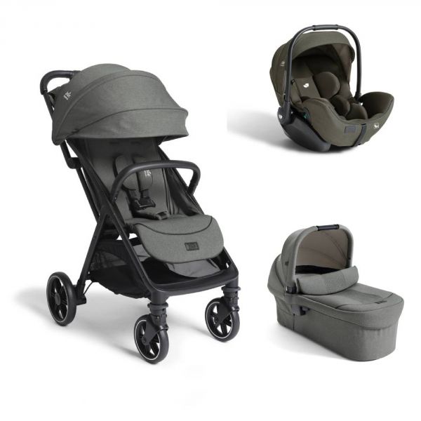 Poussette trio Parcel LX Signature Evergreen + siège auto i-Level Pro Signature Evergreen + nacelle Ramble XL Evergreen