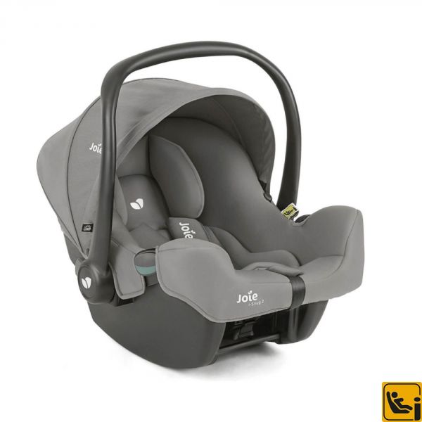 Poussette trio Parcel Signature Carbon + siège auto i-snug 2 Pebble + nacelle ramble XL Pebble