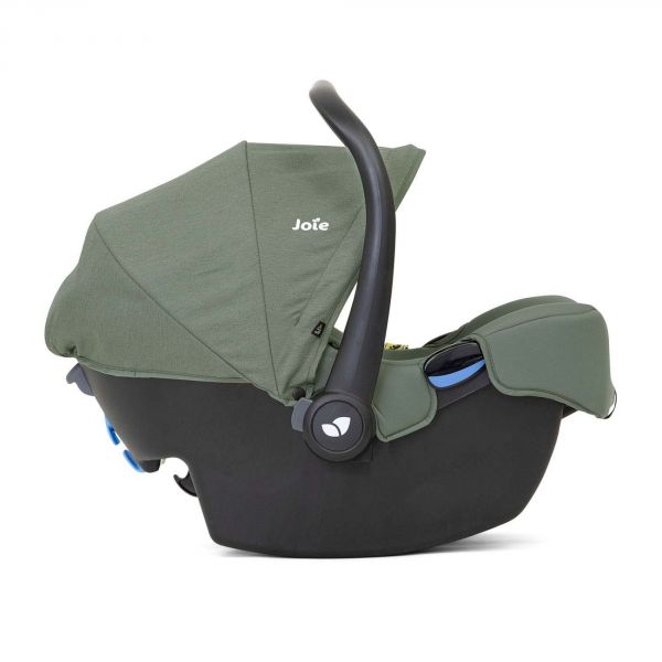 Poussette trio Parcel Signature Pine + siège auto i-Snug 2 Laurel + nacelle Ramble XL Laurel