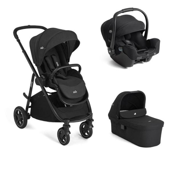 Poussette trio Versatrax + siège auto i-Starter Eclipse + nacelle Ramble XL Raven