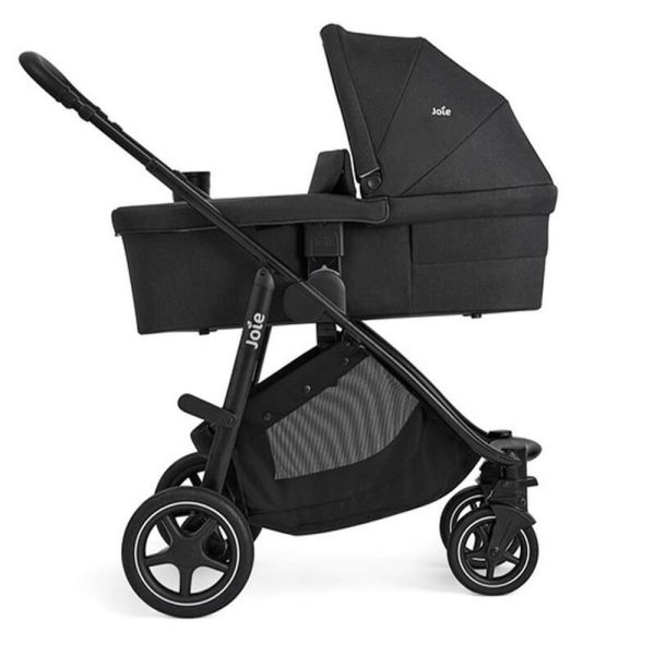 Poussette trio Versatrax + siège auto Sprint Eclipse + nacelle Ramble XL Raven